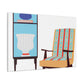 Cottoncloud Cat - Midcentury Canvas