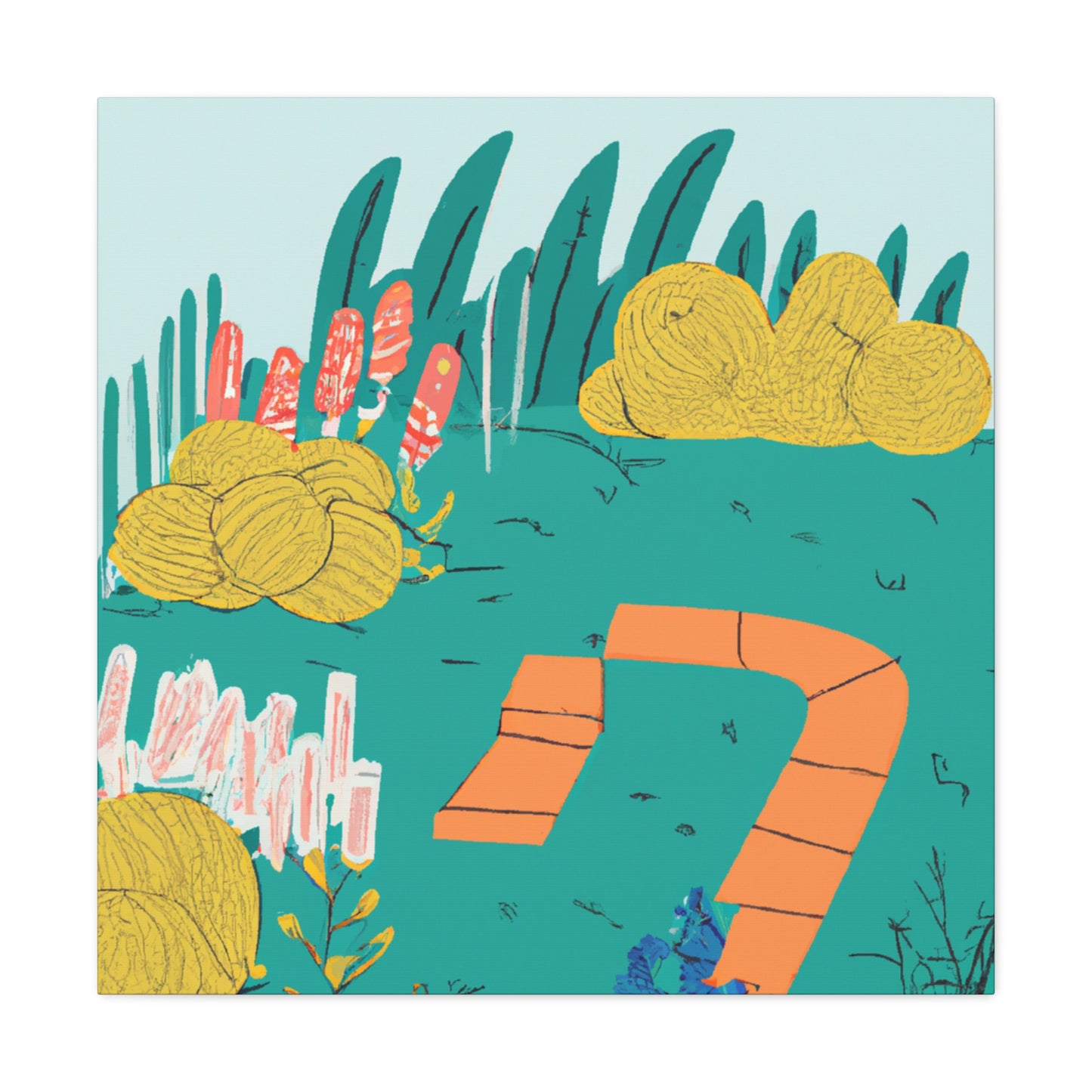 Secret Valley - Landscape - Canvas