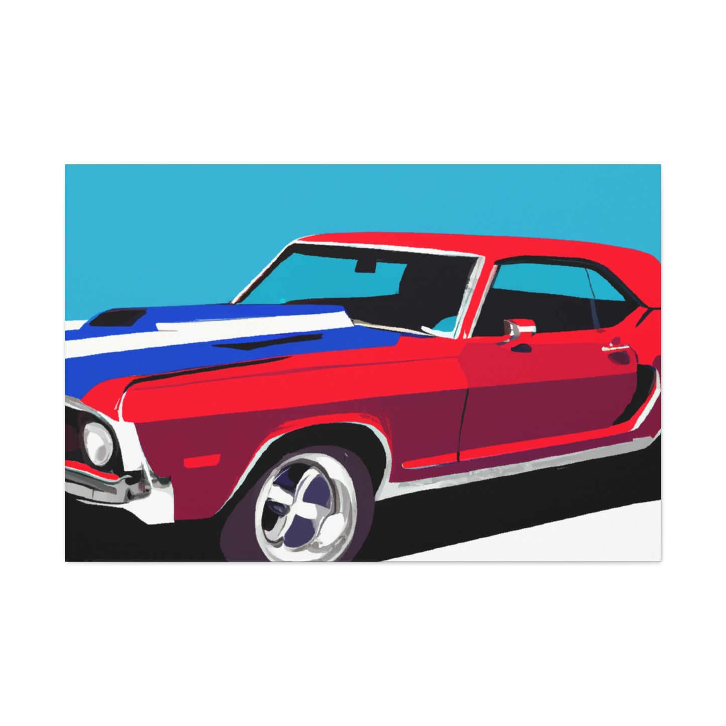 Lightning Raider - Automobile - Canvas