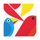 "Chirpy Horizon- Midcentury." - Canvas
