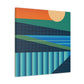 Streamy Pangolin. - Midcentury Canvas