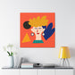 "Flower Power - Midcentury" - Canvas