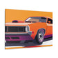 Hot Rod Boomerang - Automobile - Canvas