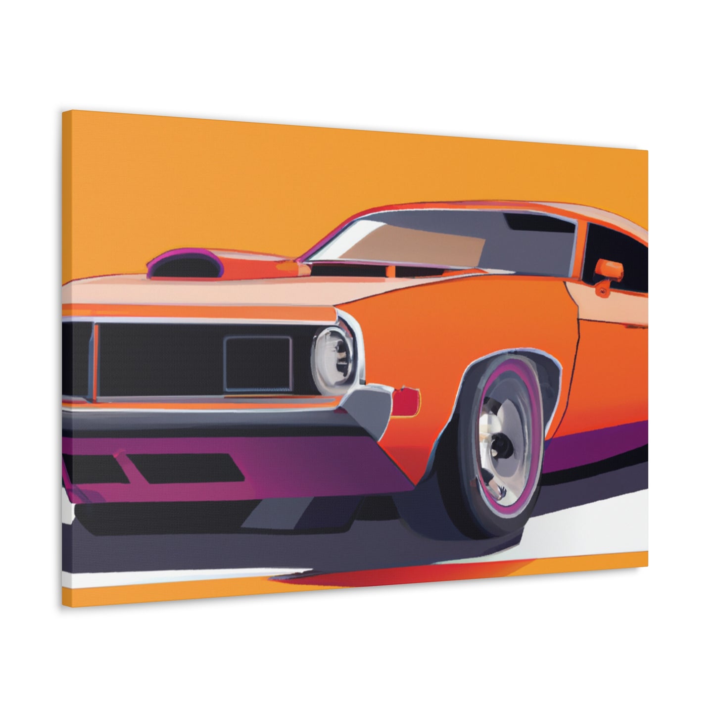 Hot Rod Boomerang - Automobile - Canvas