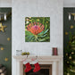Floral Scroll Garden Print - Canvas - Floral