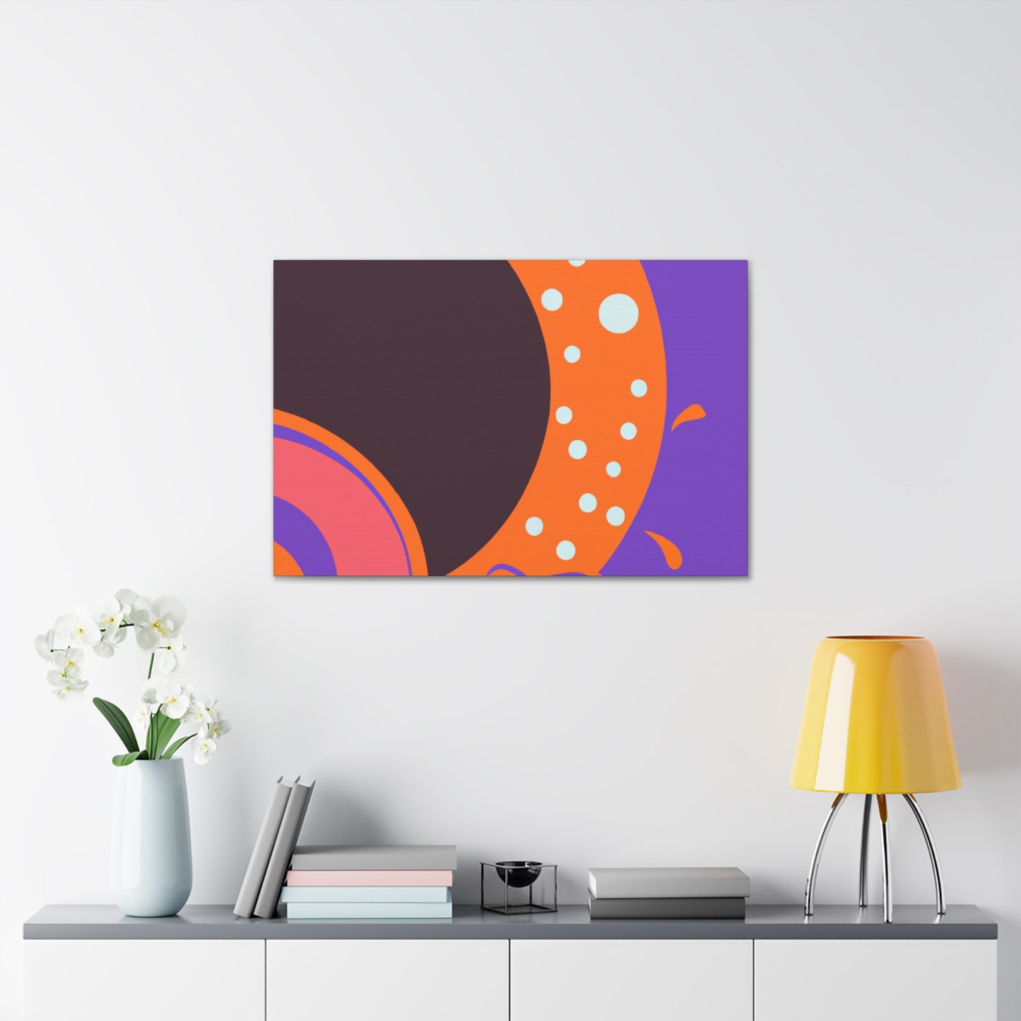Eerie Harmony - Midcentury - Canvas