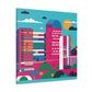 Arriba South America - Canvas