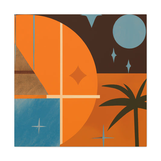 Maddeningly Moody- Midcentury - Canvas