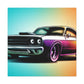 Classic "V-8" - Automobile - Canvas