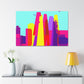 Santiango - South America - Canvas