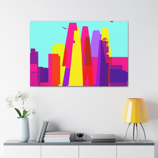 Santiango - South America - Canvas