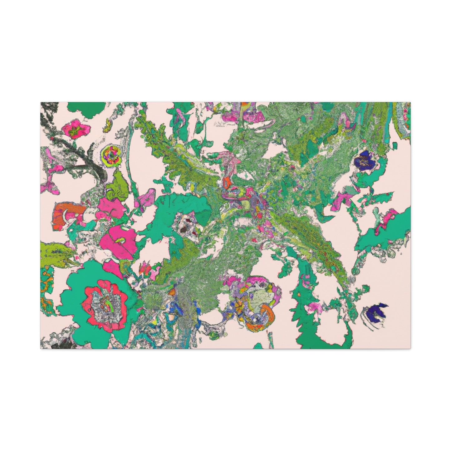 Blissful Beauty - Floral - Canvas