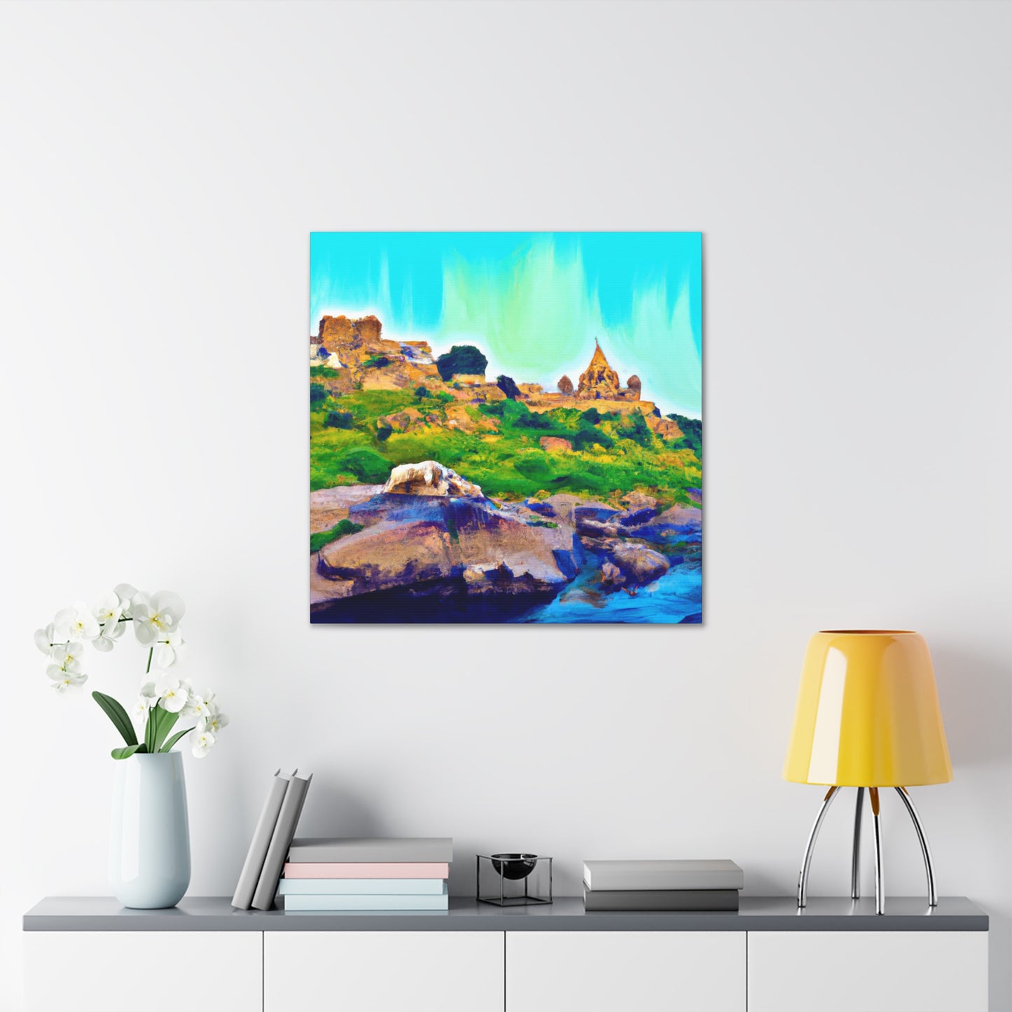 TajMahal- Destination India - Canvas