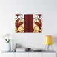 Fall Leaf - Glass Canvas