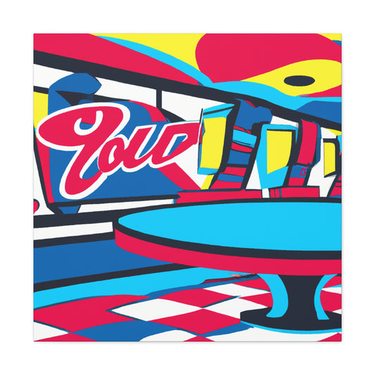 'The Juke Box Diner' - Canvas - Pop Art