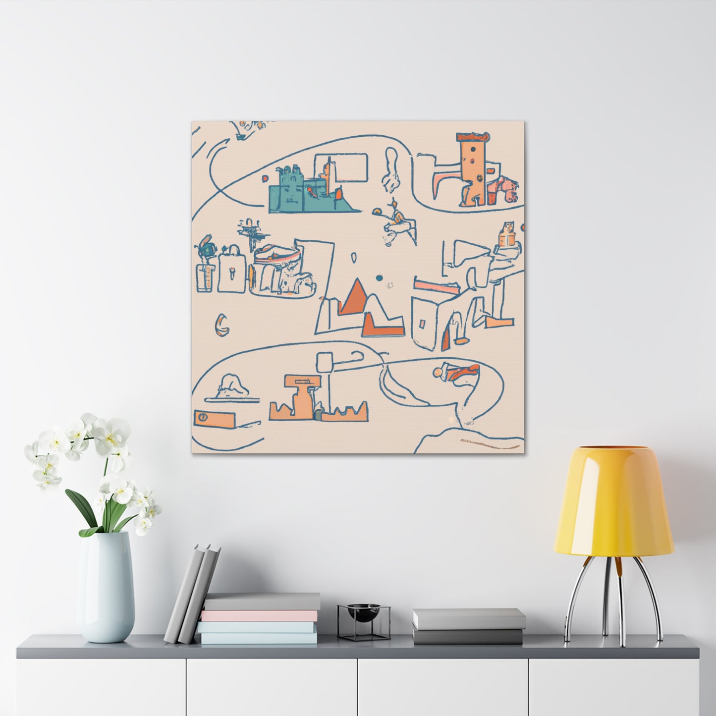 Twilight Radiance - Minimalism - Canvas