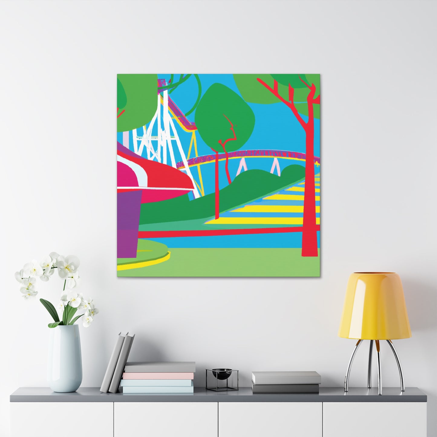 Petunia Paradise-Landscape - Canvas