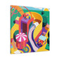 Cotton Candy Castle-Amusement - Canvas