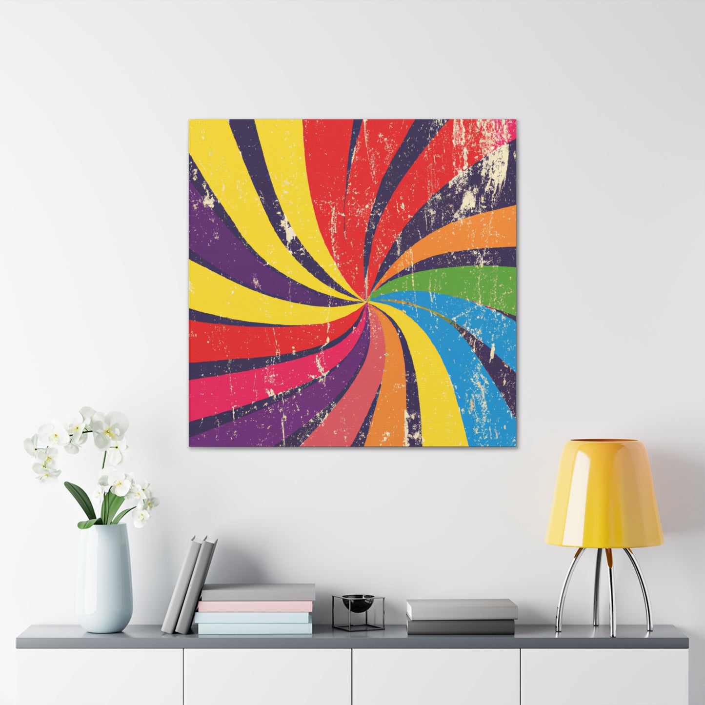 Aqua Stimulus - Abstract - Canvas