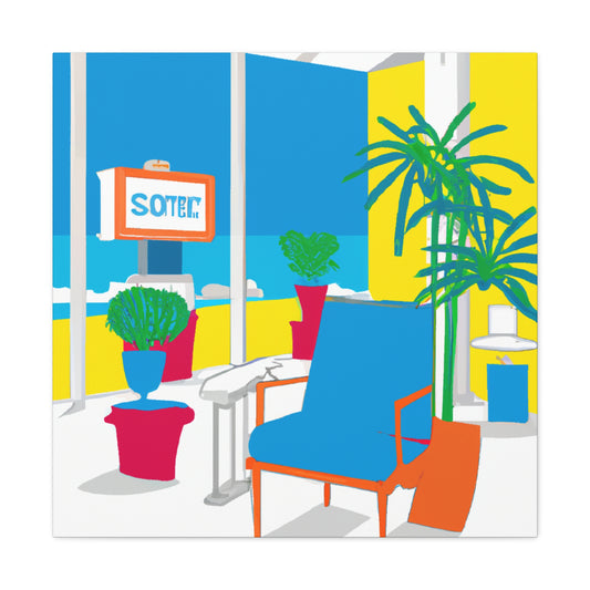 Twisted Archways- Midcentury - Canvas