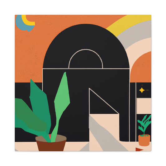 Ancestral Reflection - Midcentury - Canvas
