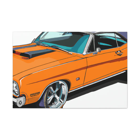 The Rumble Rooster - Automobile - Canvas