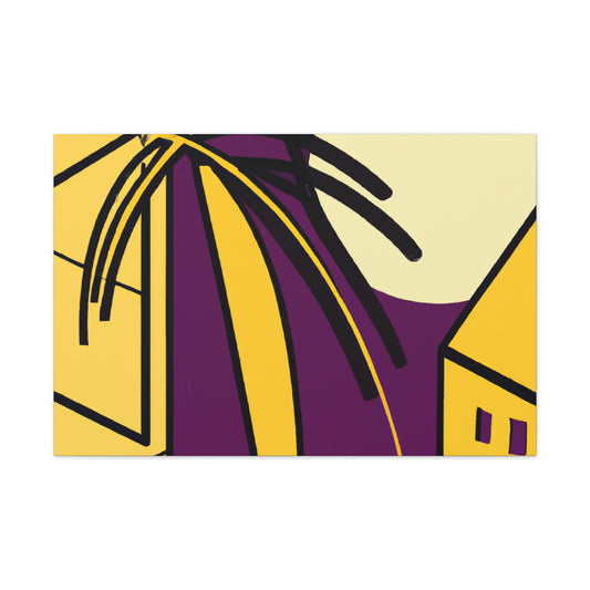Mellow Mirage - Midcentury - Canvas