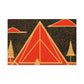 Electric Pyramid - Midcentury Canvas