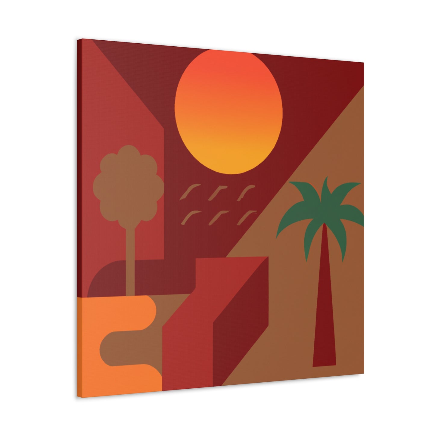 Utopia Bubble- Midcentury - Canvas
