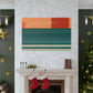 Crimson-Clawed Coyote - Midcentury Canvas