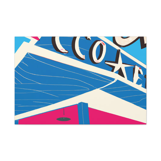 Sock-Hop Motel and Karaoke Lounge - Canvas - Pop Art