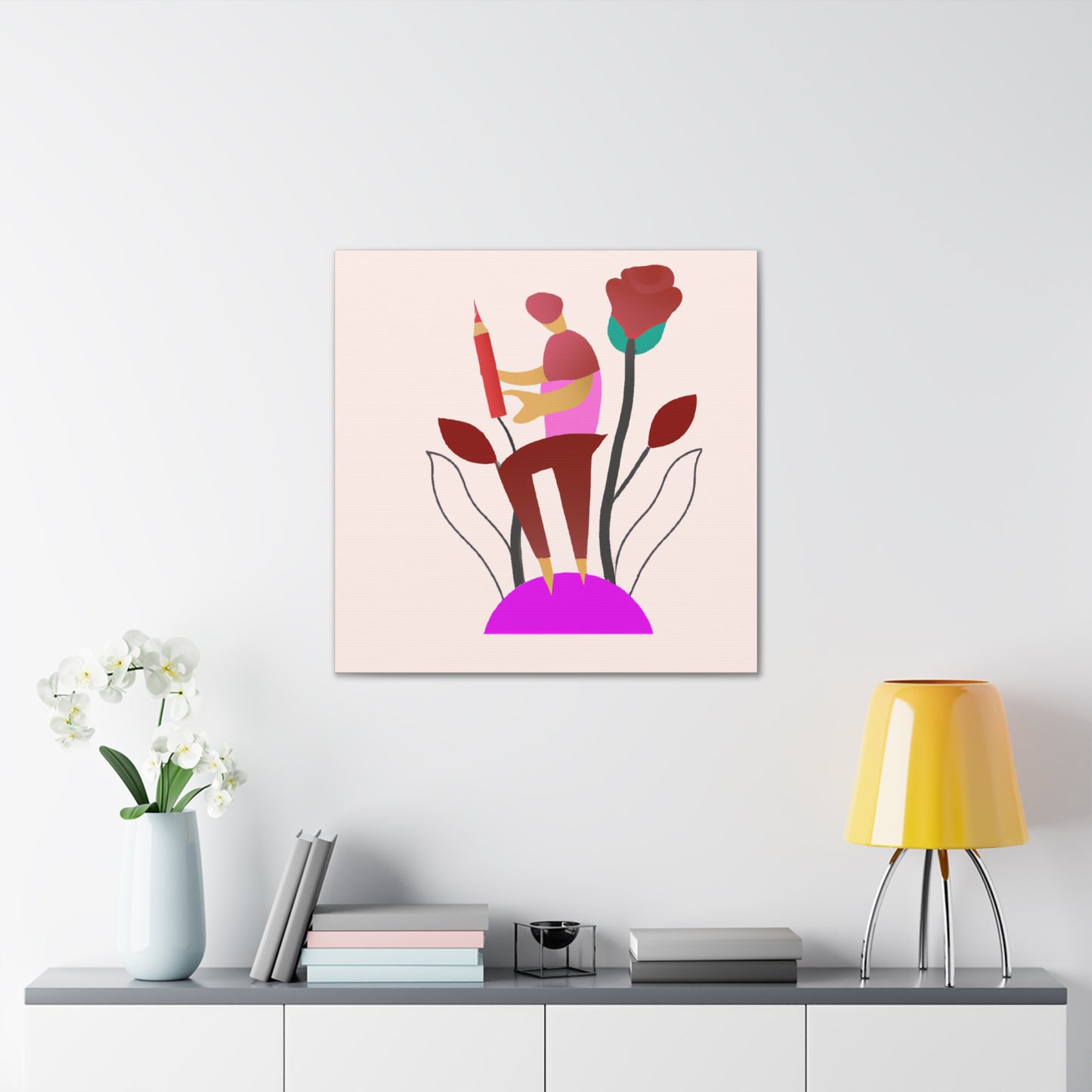 Zen Leaf - Minimalism - Canvas