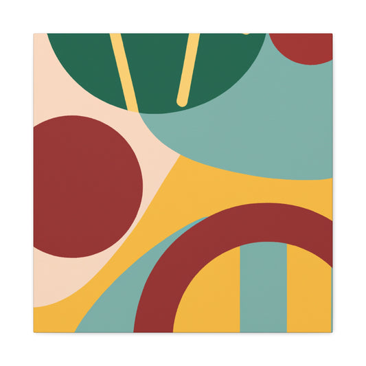 Luminous Cluster- Midcentury - Canvas