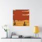 Dapper Dorian - Vintage Contemporary - Desert-  Canvas