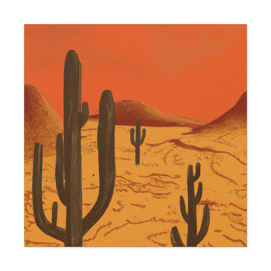 Mustique - Vintage Contemporary - Desert - Canvas