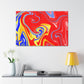 Aqua Aurora - Abstract - Canvas