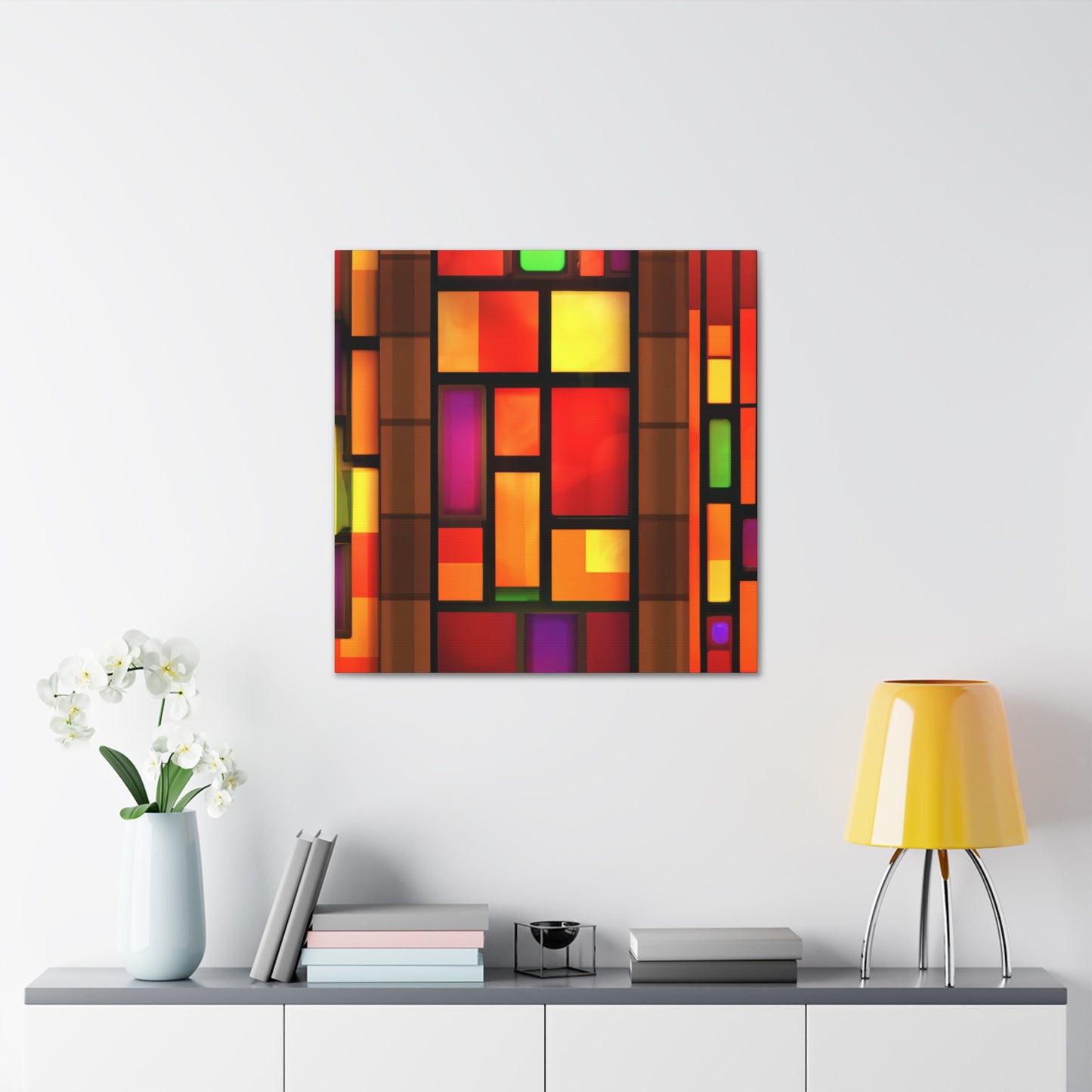 Happy Shimmer- Glass Canvas