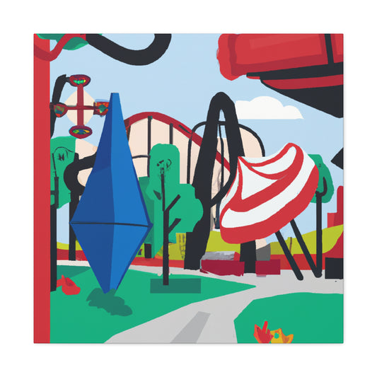 Greenvale - Landscape - Amusement - Canvas