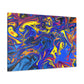 Blue Turbulence - Canvas - Abstract