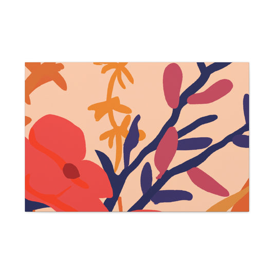 Camellia - Floral - Canvas