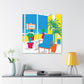 Twisted Archways- Midcentury - Canvas