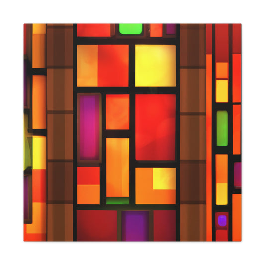 Happy Shimmer- Glass Canvas