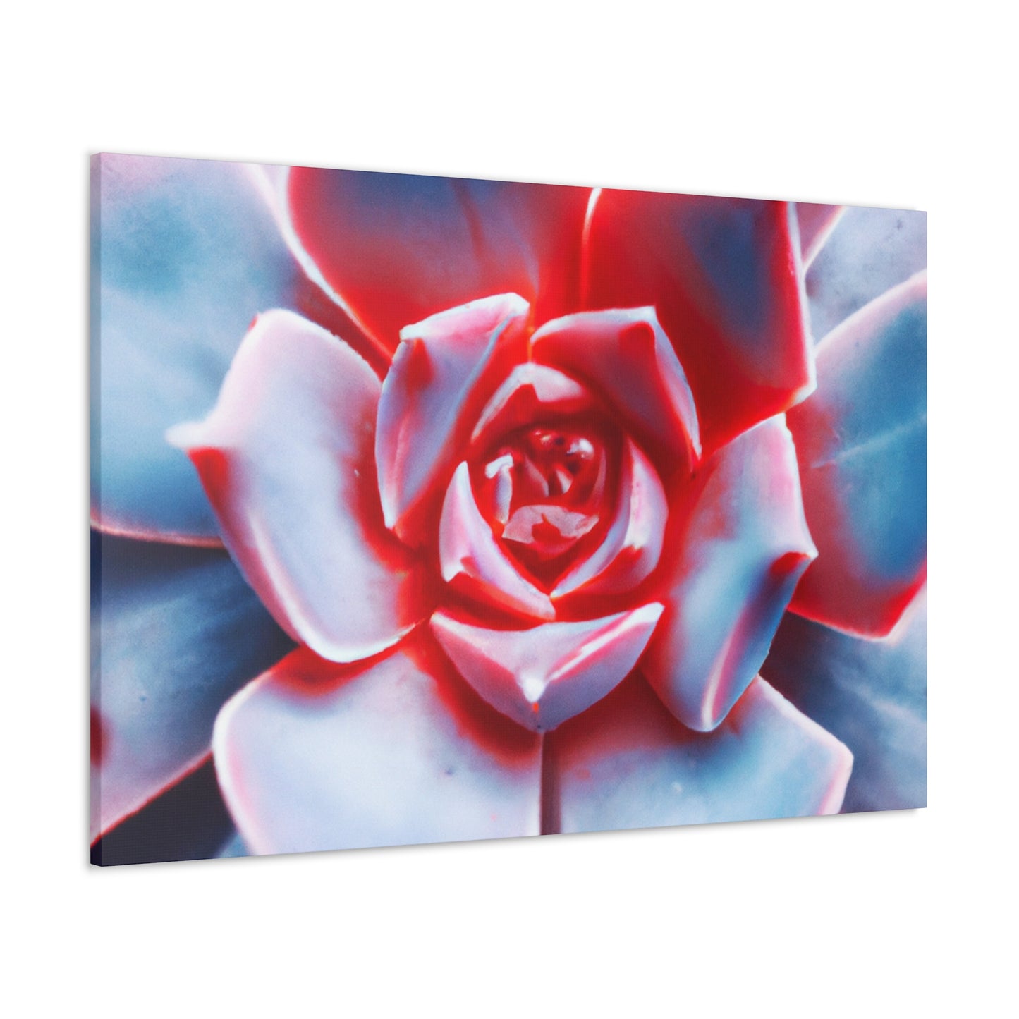 "Garden Glimmer" - Canvas - Succulent