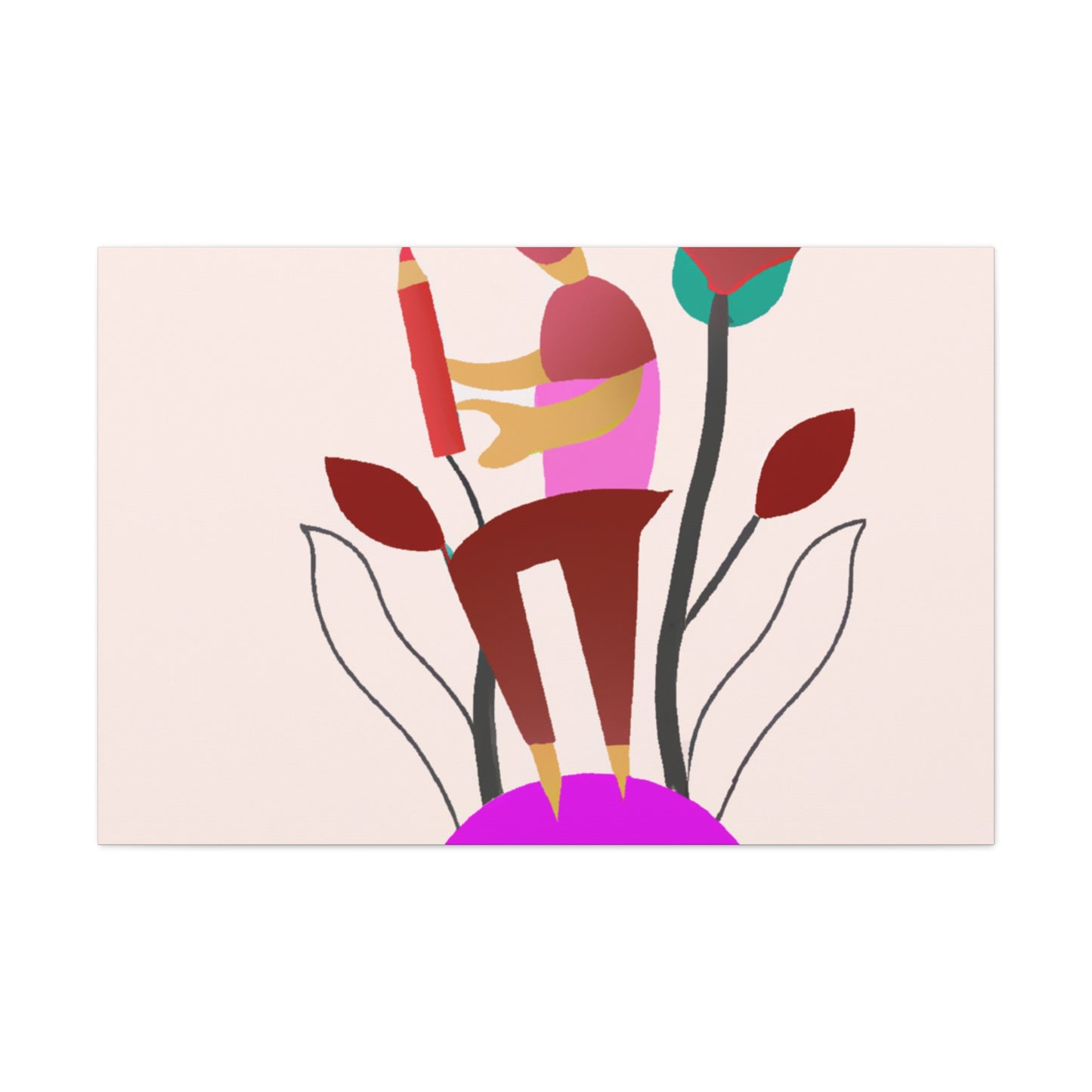 Zen Leaf - Minimalism - Canvas