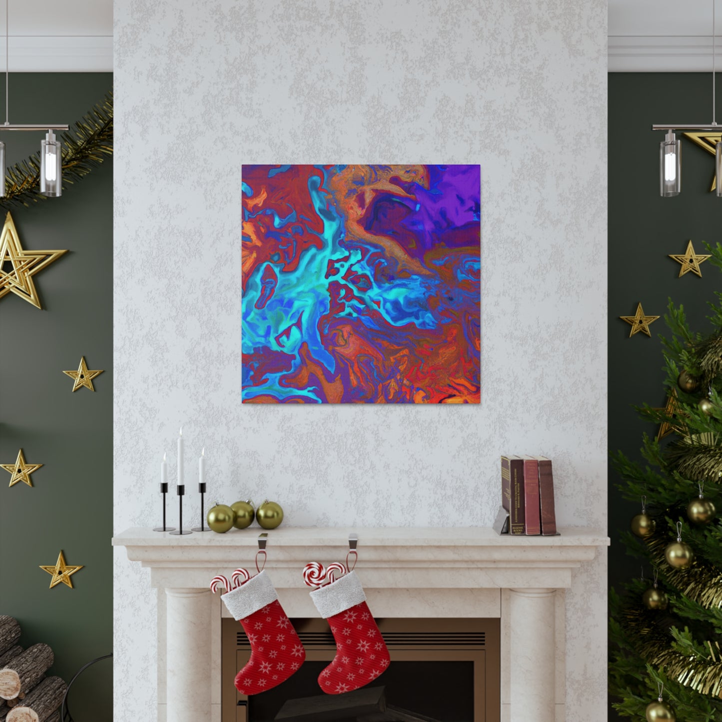 Blue Tinge - Canvas - Abstract