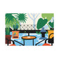 Vineyard View- Midcentury - Canvas