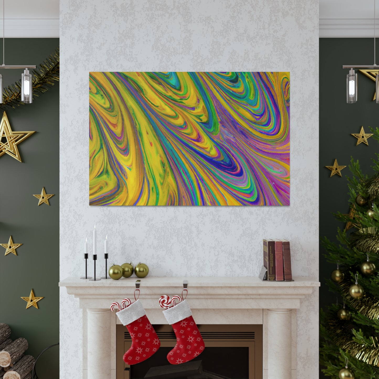 Yello Rijn - Abstract Canvas