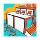 "Soundscape Journey - Midcentury" - Canvas -  Pop Art
