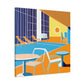 Water Wonder - Midcentury - Canvas