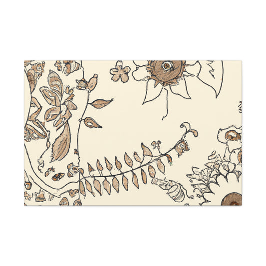 Blossomway - Floral - Canvas